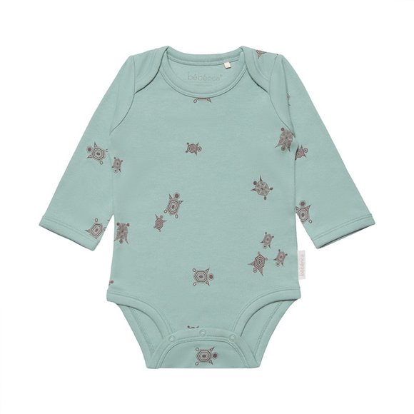 BÈBÈNCA ORGANICS - Hawksbill Organic Onesie - Turtle Print - Picture 1 of 3